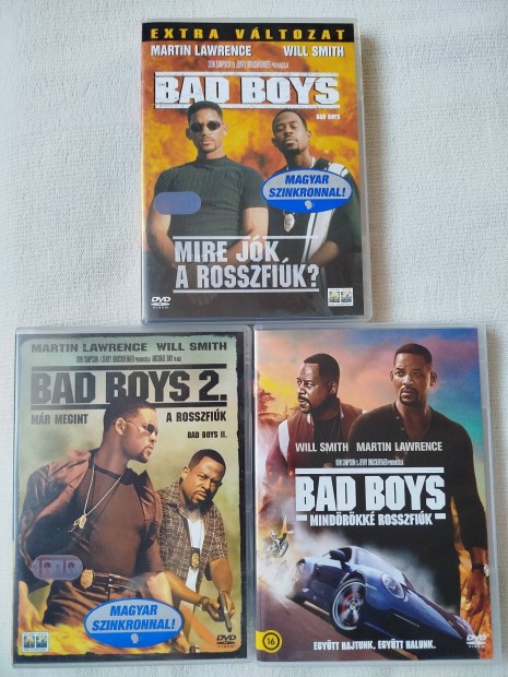 Bad boys 1,2,3 dvdk (2. rsz dupla lemezes)