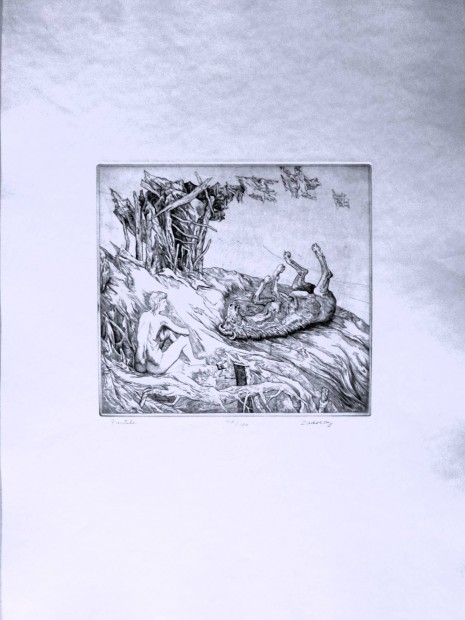 Badacsonyi S�ndor: Pusztul�s (r�zkarc)