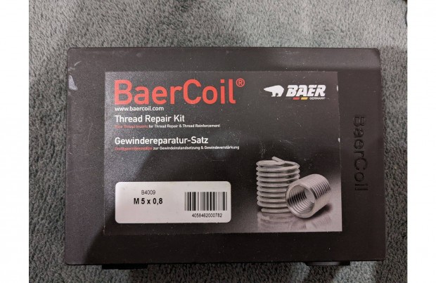 Baercoil Thread Repair Kit M5x0.8 (menet javt kszlet) (#8989)