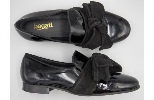 Bagatt olasz lakk loafer, belebjs cip, 37 -es