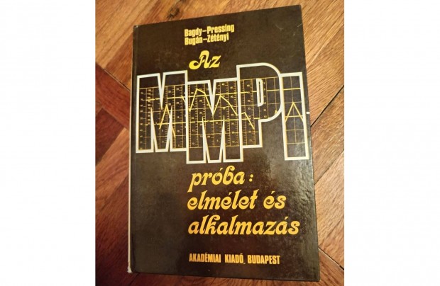 Bagdy-Pressing-Bugán-Zétényi: Az MMPI-próba: elmélet és alkalmazás