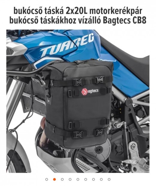 Bagtecs 2x20 l táska vízhatlan