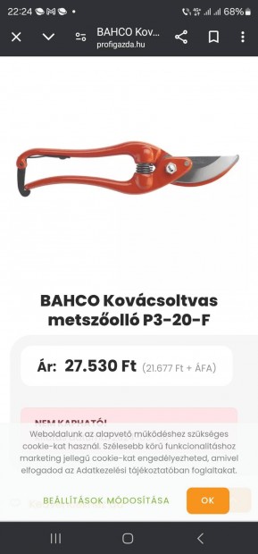 Bahco P3-20-F Felco Fiskars 