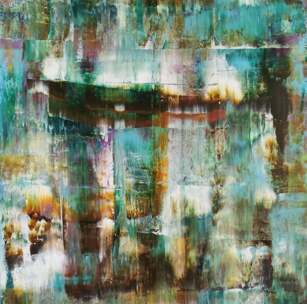 Baján Ildikó festmény 50 x 50 cm