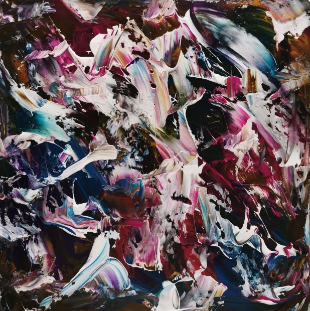 Baján Ildikó festmény 50 x 50 cm