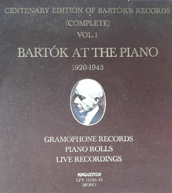 Bakelit Vynil Bartk Pianos (6 lemezes), Mozart Varzsfuvola (dupla L)