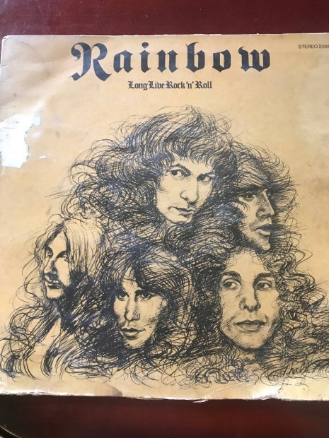 Bakelit hanglemez Rainbow Long Live Rock&Roll