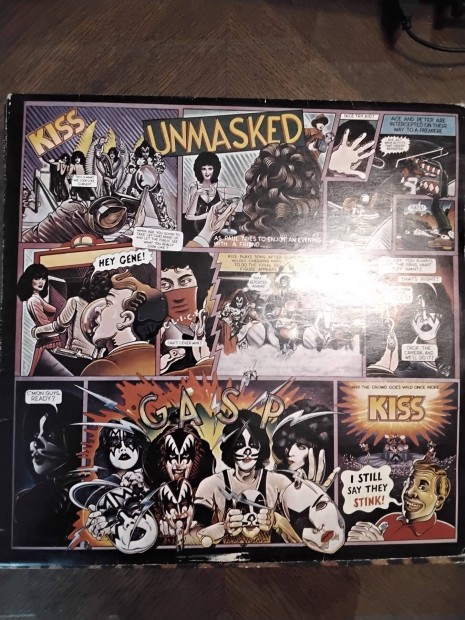 Bakelit lemez Kiss Unmasked