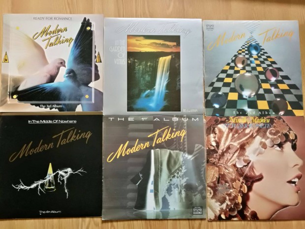 Bakelit lemezek, Modern Talking, Mireille Mathieu