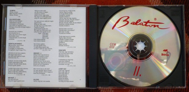Balaton II. - Bahia (kivl llapot CD ritkasg)