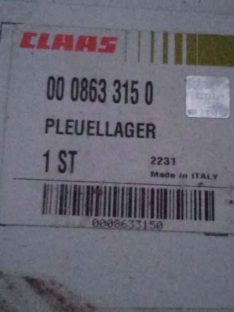 Bálázó, új csapágyház , kompletten eladó