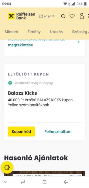 Balazs Kicks kupon