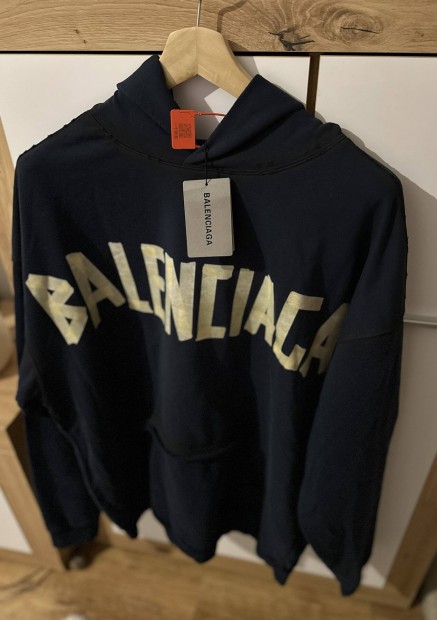 Balenciaga oversized pulver hoodie L-es