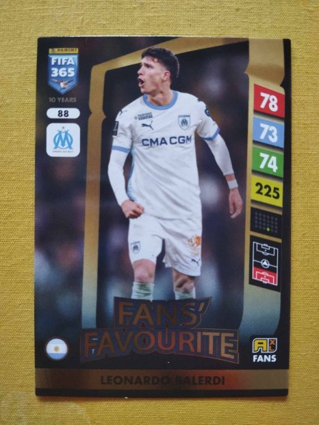 Balerdi Olympique Marseille FIFA 365 2025 Fans Favourite focis krtya