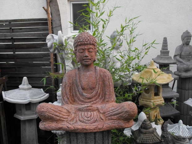 Balinz Buddha szobor Vecssen Fagyll mk Japn kertpt k