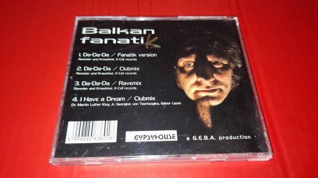 Balkán Fanatik I have a dream maxi Cd 2002