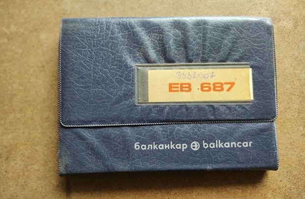 Balkancar targonca EB 687 alkatrszkatalgus