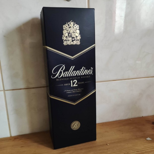 Ballantines whisky dszdoboz veg nlkl 