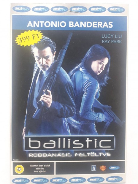 Ballistic (Antonio Banderas) paprtokos DVD (posta 255 Ft)