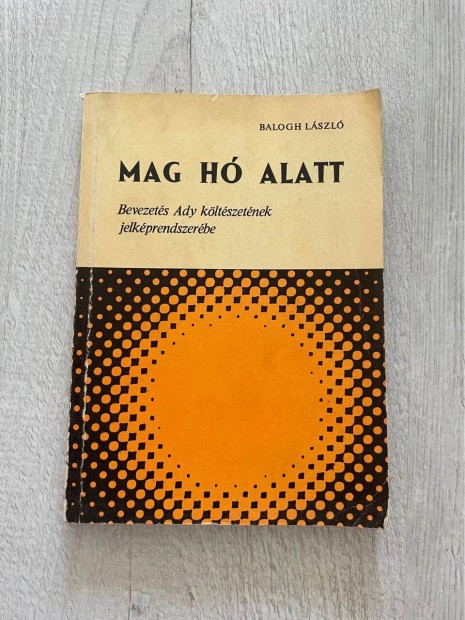 Balogh Lszl: Mag h alatt, bevezets Ady . (knyv, vers)