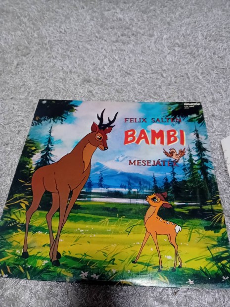 Bambi bakelit lemez + vegyes mese bakelit lemez