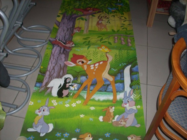 Bambi fali poszter 210 x 87 cm gyerekszobba !!