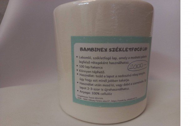 Bambinex eldobhat paprbett 100 db (bontatlan)