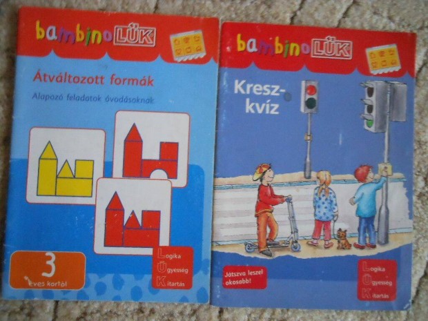 Bambino Lk KRESZ s az tvltozott formk kicsik okostfzetei