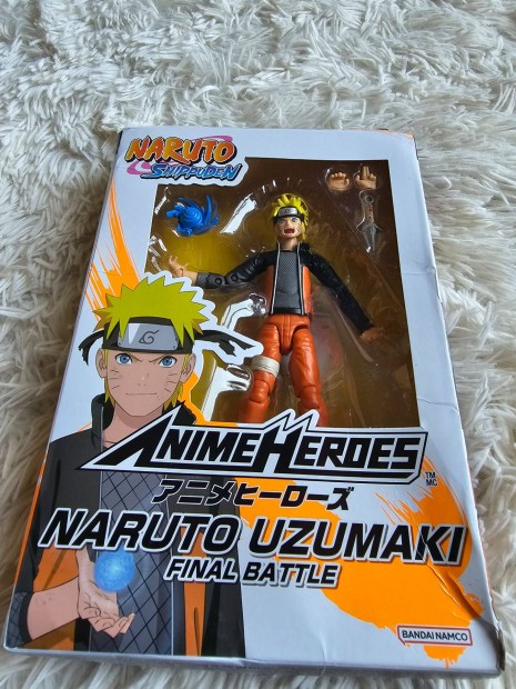 Bandai - Anime Heroes Naruto Uzumaki figura j dobozos
