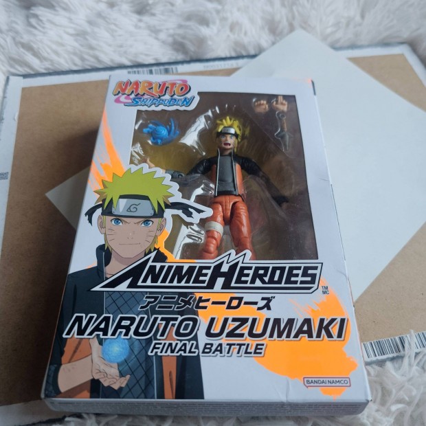 Bandai - Anime Heroes Naruto Uzumaki figura j dobozos