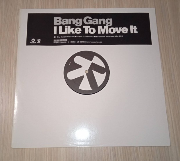 Bang Gang- I Like To Move It (Vinyl,2001)