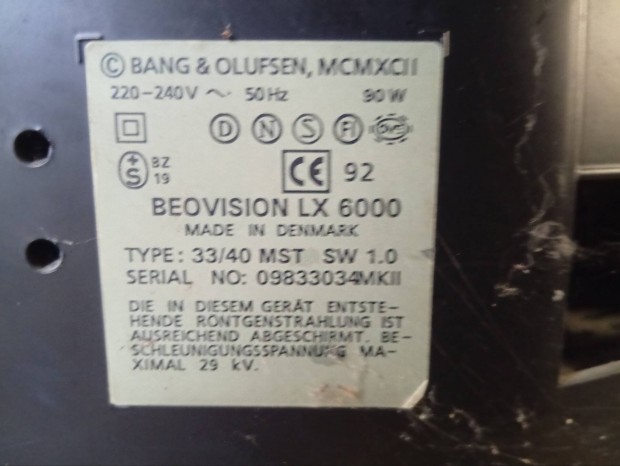 Bang & Olufsen LX 6000 Tv olcsóbb