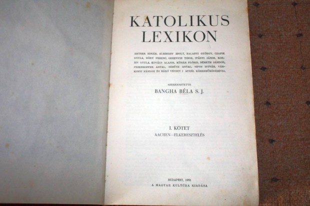 Bangha Bla: Katolikus Lexikon I.-IV. 1931