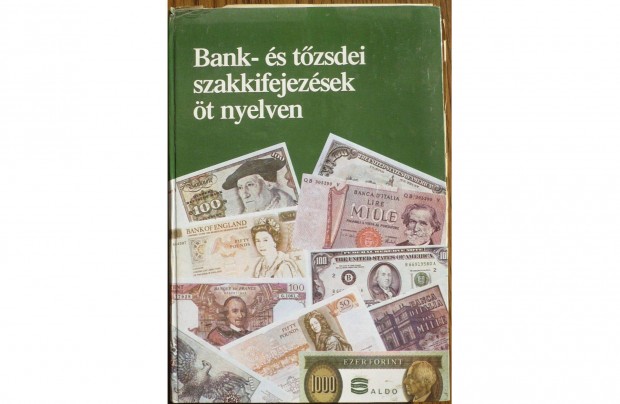 Bank- s tzsdei szakkifejezsek t nyelven