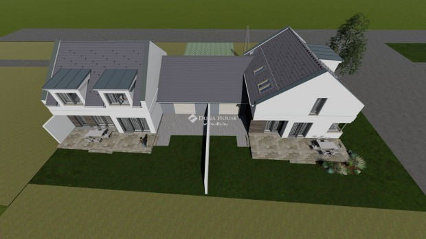 Bankfaluban dupla telek csendes helyen l�tv�nytervvel