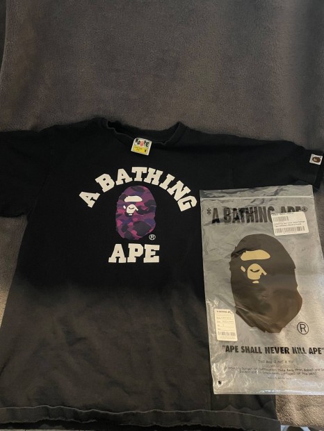 Bape Purple College Tee