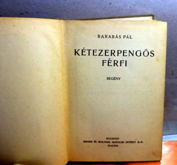 Barabs Pl: Ktezer pengs frfi