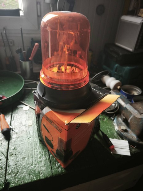 Barancssrga villog lmpa 12v mgneses elad 