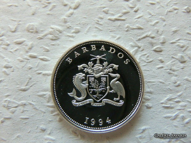 Barbados ezst 1 dollr 1994 PP 10.00 gramm