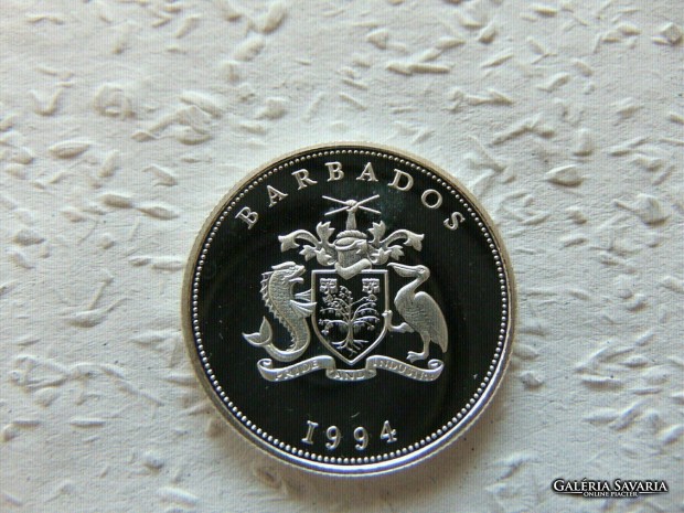 Barbados ezst 1 dollr 1994 PP