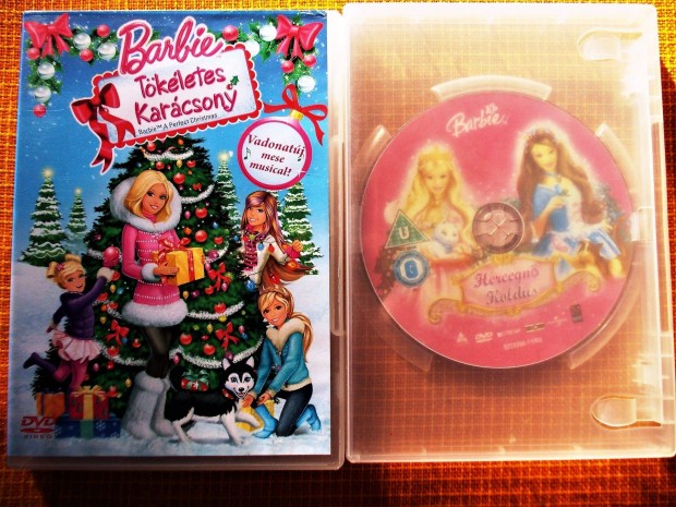 Barbie 5 db csods mesefilm + egy jtkszoftver (Disney)