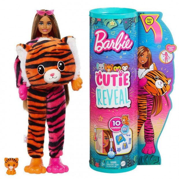 Barbie Cutie Reveal: Meglepets baba 4. szria - Tigris