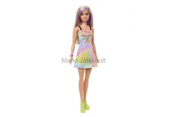 Barbie Fashionistas baba sznes ruhban - Mattel