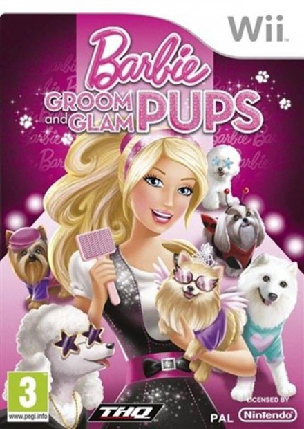 Barbie Groom and Glam Pups Nintendo Wii jtk