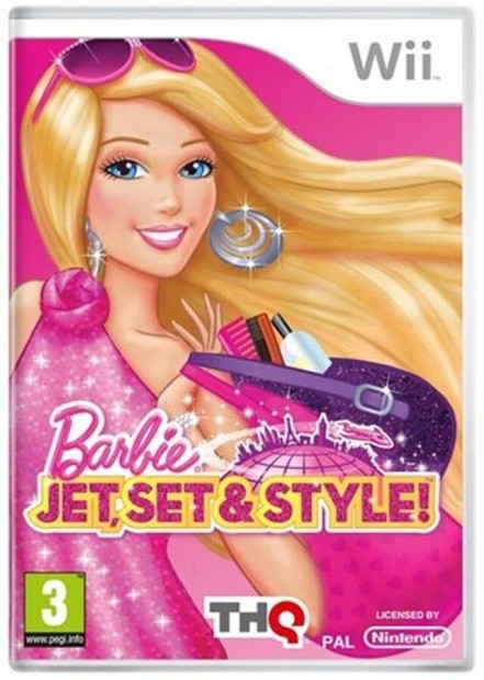 Barbie Jet, Set & Style Wii jtk