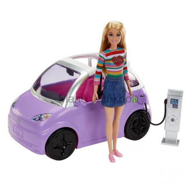 Barbie - Elektromos aut tltvel, felhajthat tetvel