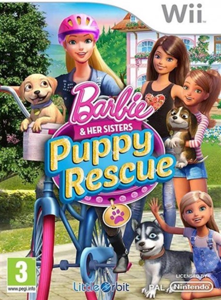 Barbie & Her Sisters Puppy Rescue Nintendo Wii jtk