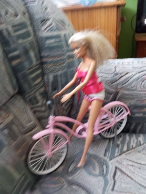 Barbie baba rzsaszn biciklivel elad Mattel Budapest 21
