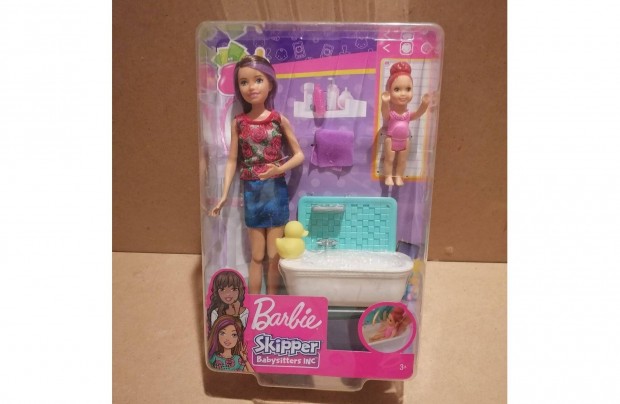 Barbie bbiszitter jtkszett babval s kddal