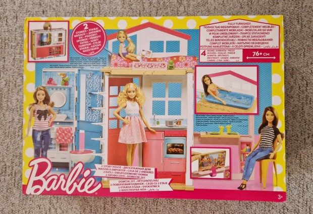 Barbie ktszintes hz + Barbie